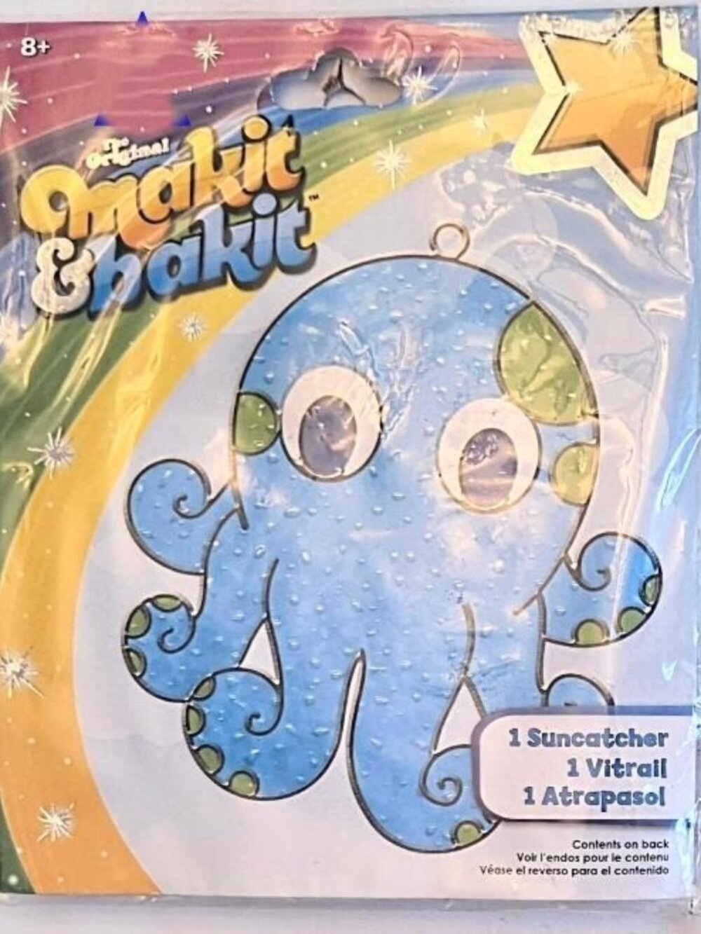 Octopus Makit & Bakit Sun Catcher 1 kit Sea life New in Package Make and Bake it